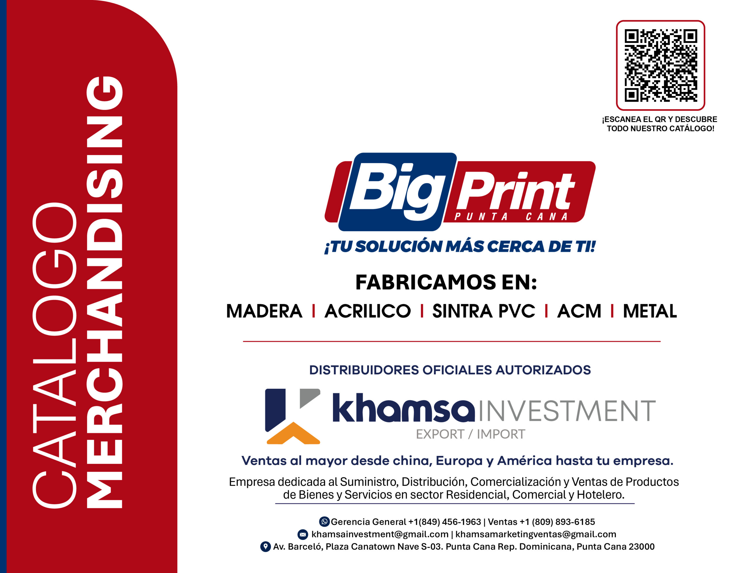 Catálogo Big Print – Merchandising Personalizado