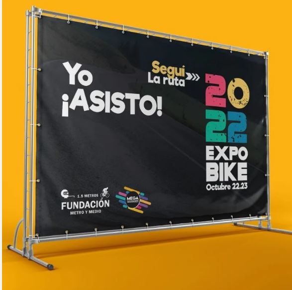 diseño de back panel, impresión de back panel, publicidad en eventos, marketing en ferias